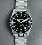 DIFICIANO Narwhal Dive Watch Numbers Bezel No Date