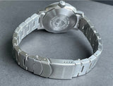 Benarus Moray Watch 38 steel silver dial vintage lume