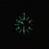 Benarus Moray Watch 38 steel black numbers dial vintage lume date