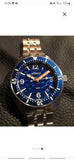 Benarus Bonito Dive Watch Bonito blue brushed