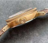 Benarus Moray Watch 38 bronze brushed teal C3 lume