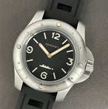 Maranez 49mm Rawai Stainless Steel black Face Watch