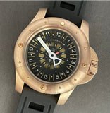 Maranez 49mm Rawai Bronze gauge gold Face Watch