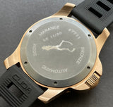 Maranez 49mm Rawai Bronze Black Face Watch
