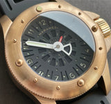 Maranez 42mm Rawai Bronze gauge black Face Watch